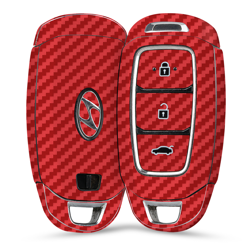 Carbon Fibre Red Key-1