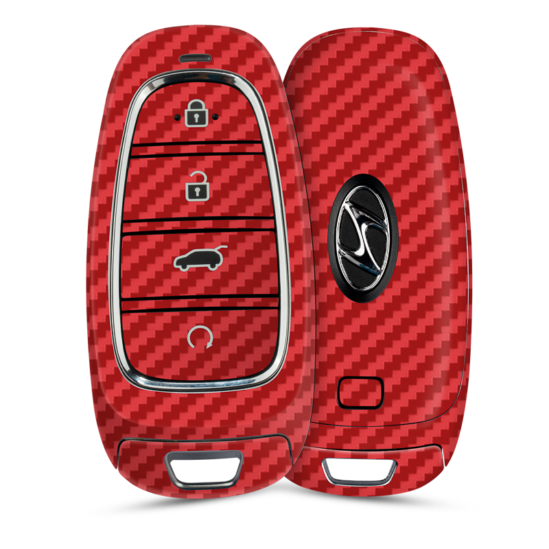 Carbon Fibre Red Key-1