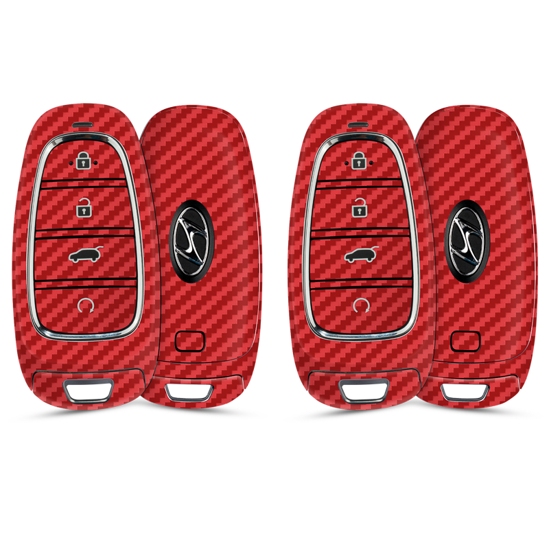 Carbon Fibre Red Key-1 + Key-2