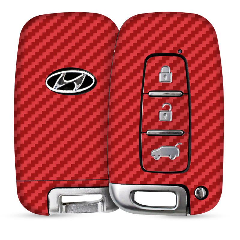 Carbon Fibre Red Key-1