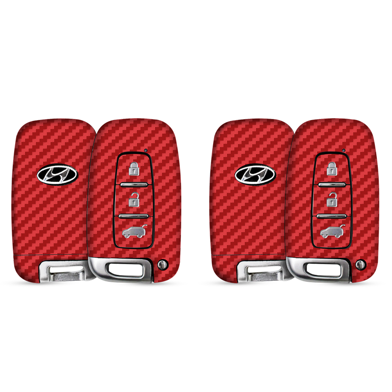 Carbon Fibre Red Key-1 + Key-2