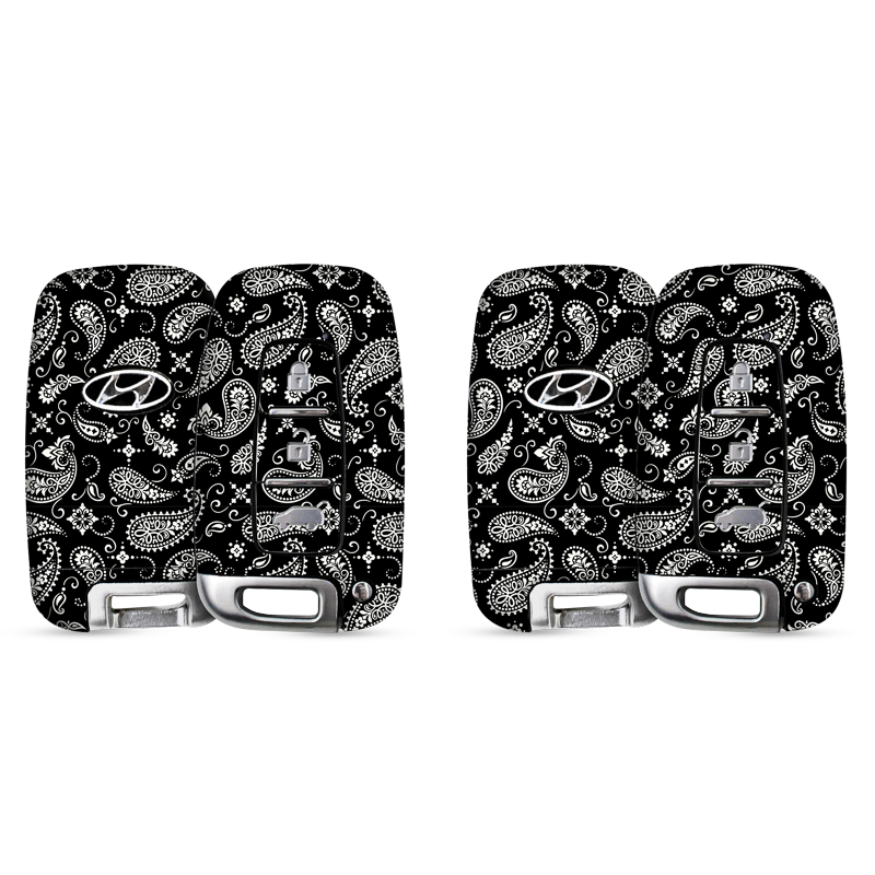 Black Paisley Key-1 + Key-2