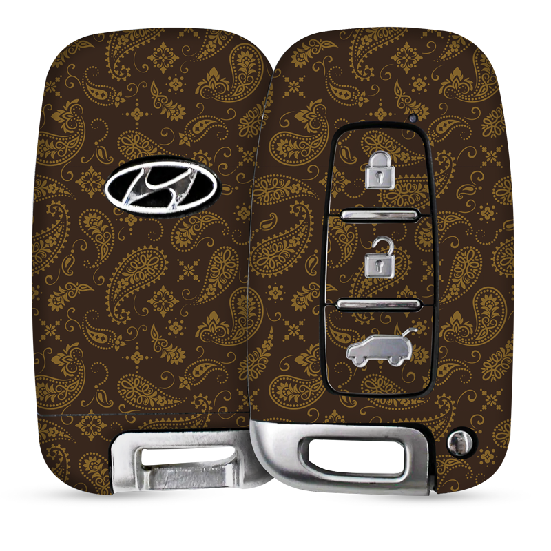 Brown Paisley Key-1