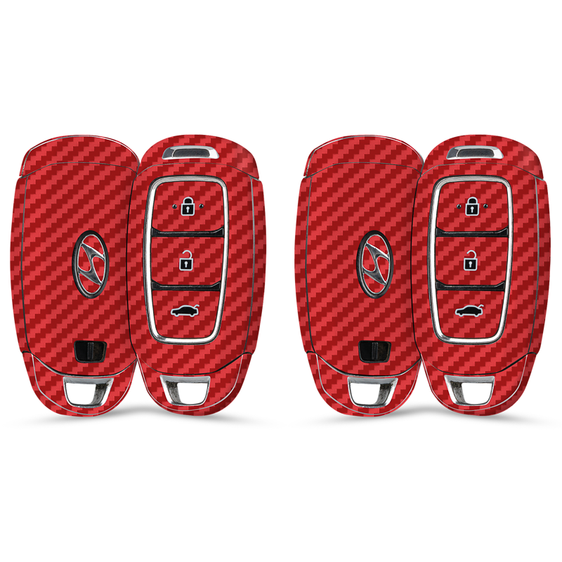 Carbon Fibre Red Key-1 + Key-2