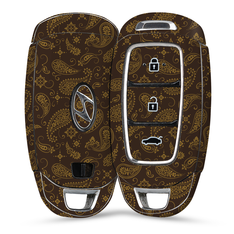 Brown Paisley Key-1