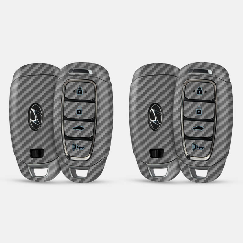 Carbon Fibre Grey Key-1 + Key-2