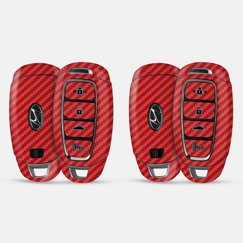Carbon Fibre Red Key-1 + Key-2