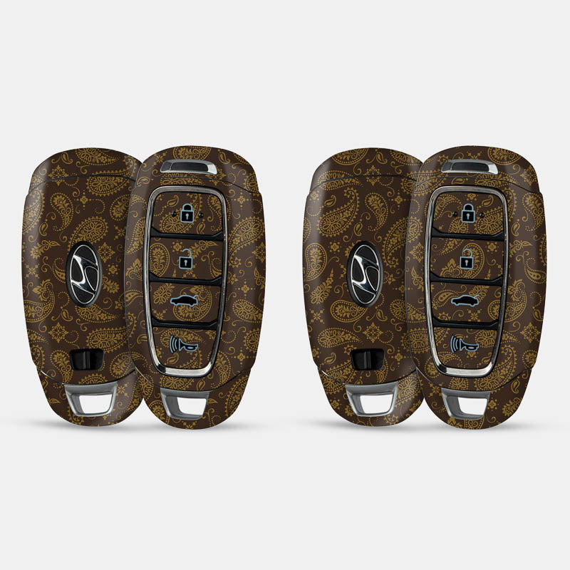Brown Paisley Key-1 + Key-2