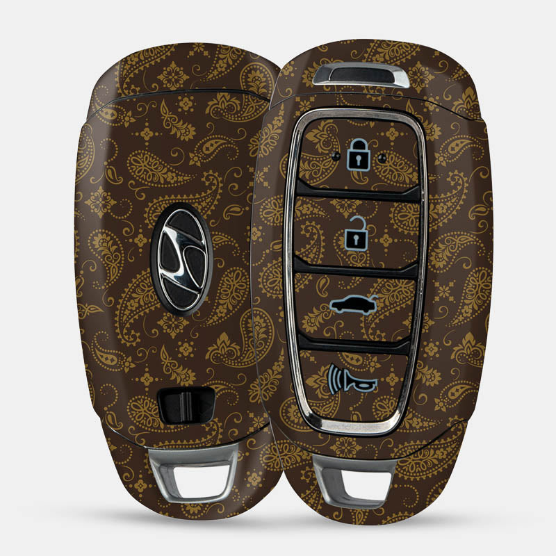 Brown Paisley Key-1