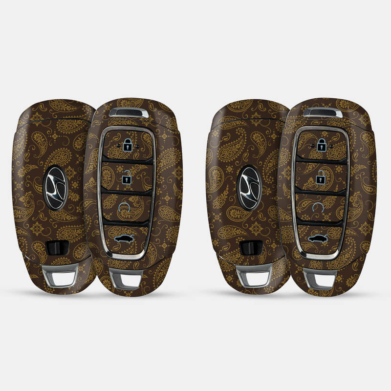 Brown Paisley Key-1 + Key-2