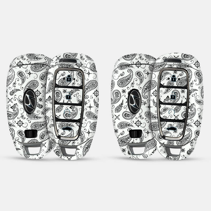 White Paisley Key-1 + Key-2
