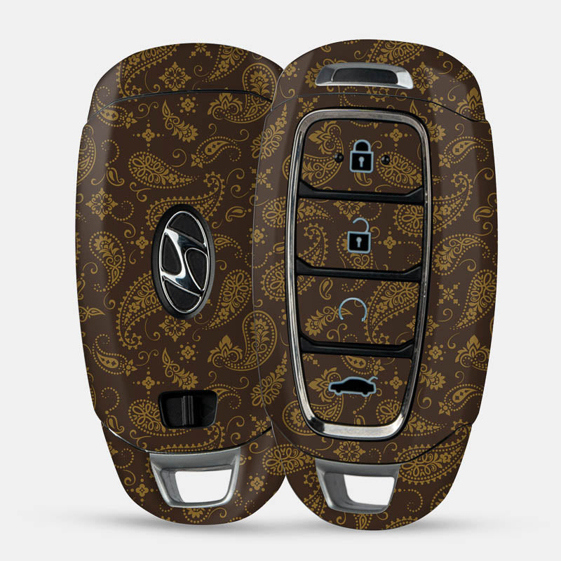 Brown Paisley Key-1