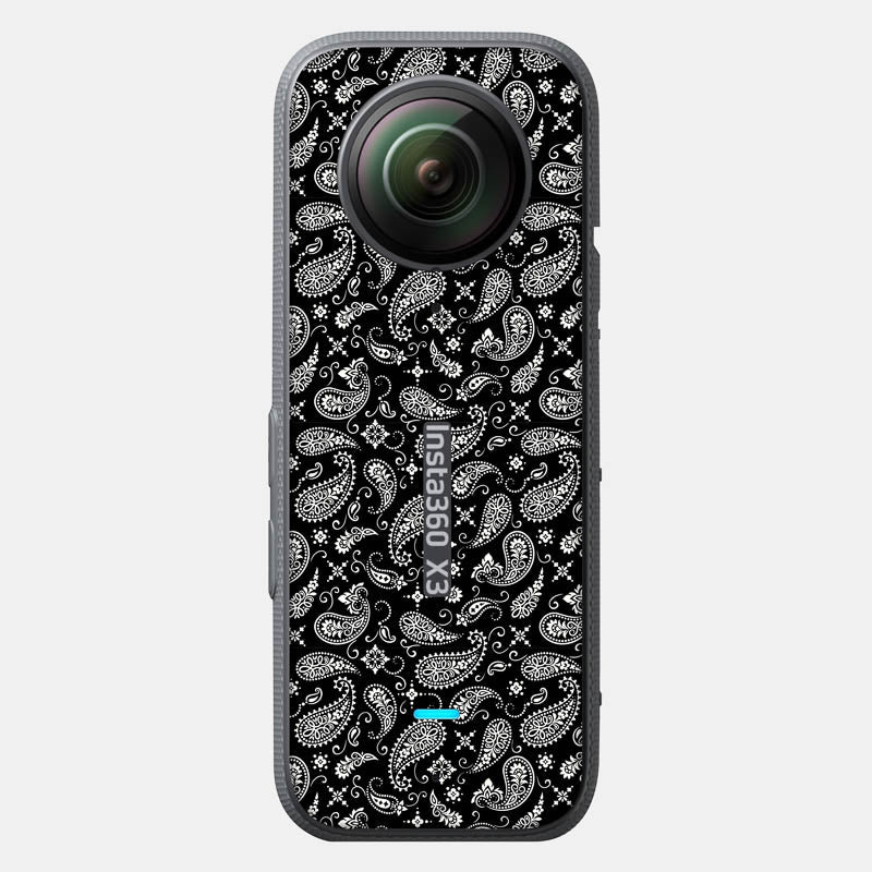 Black Paisley Full Body