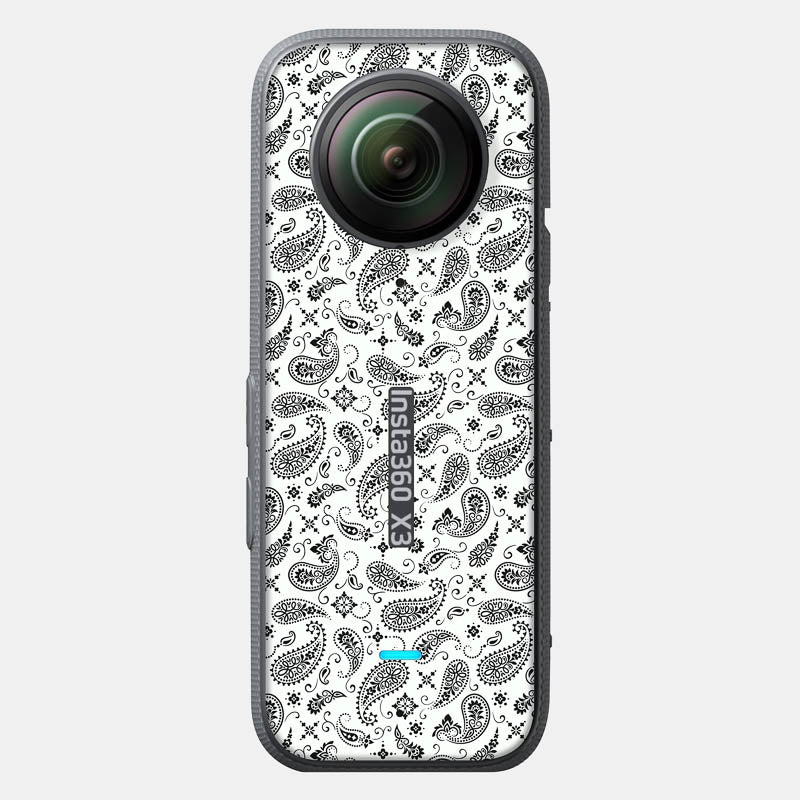 White Paisley Full Body