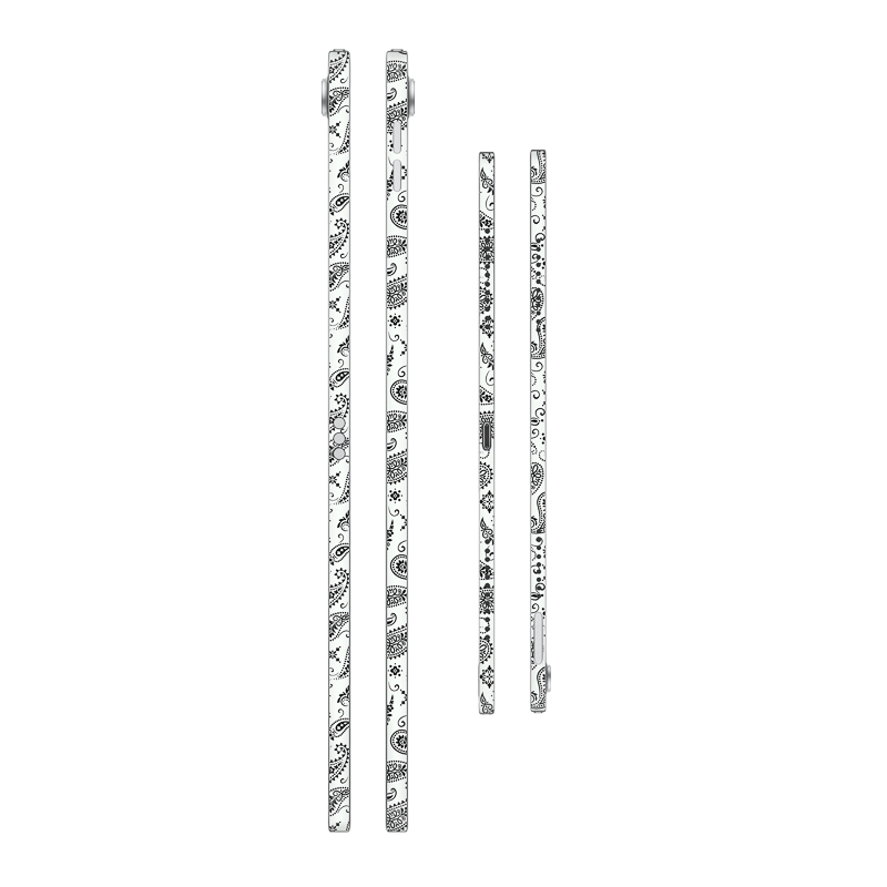 White Paisley Full Body