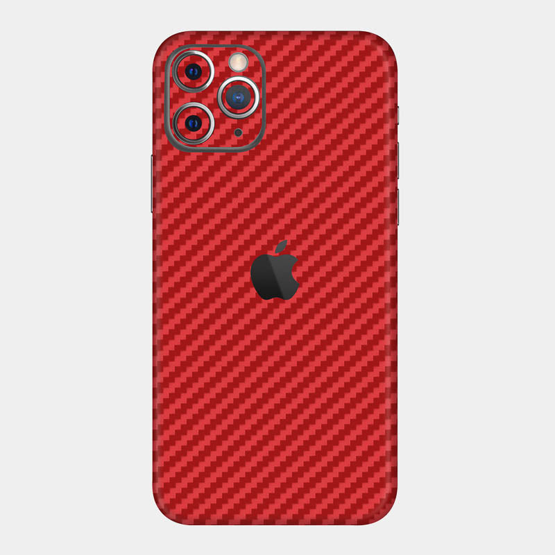 Carbon Fibre Red Full Back