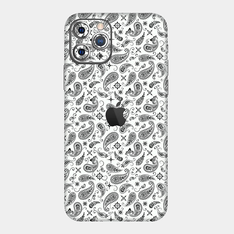 White Paisley Full Back