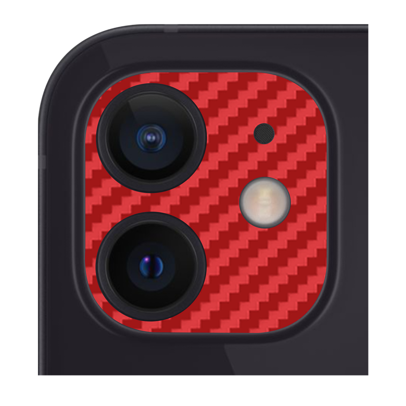 Carbon Fibre Red Pack of 2