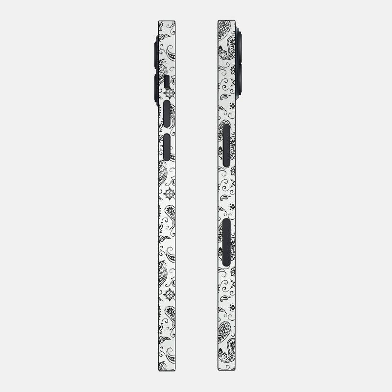 White Paisley Full Body