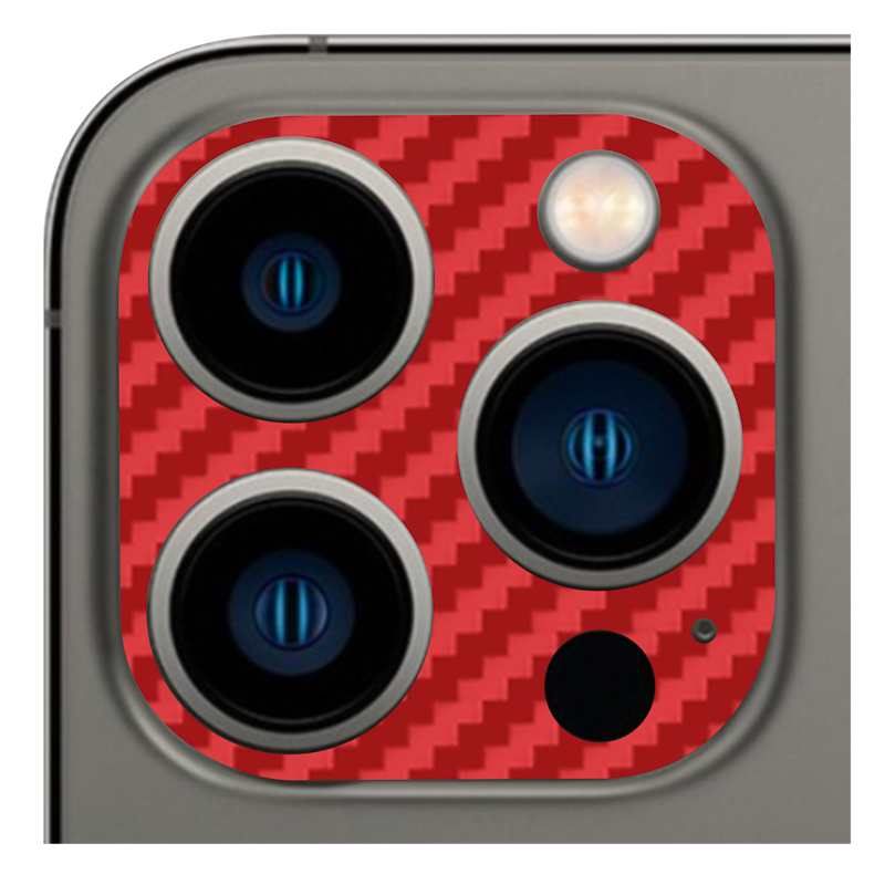 Carbon Fibre Red Pack of 2