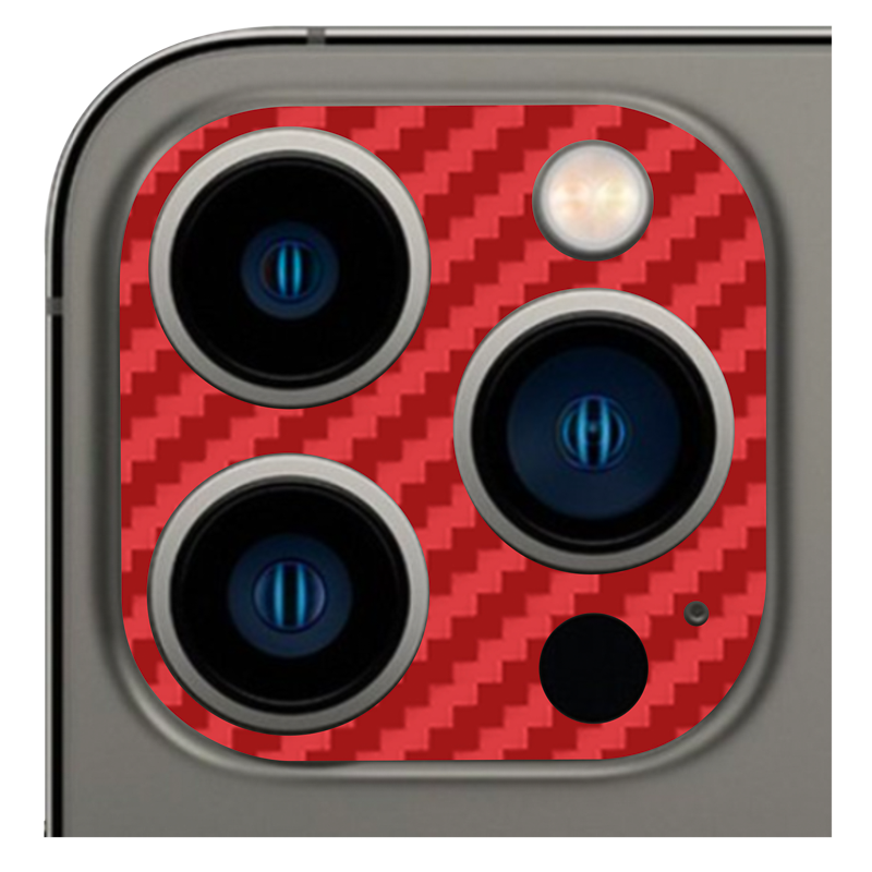 Carbon Fibre Red Pack of 2