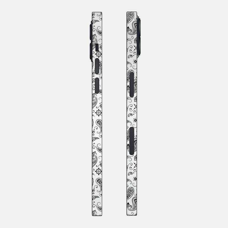 White Paisley Full Body