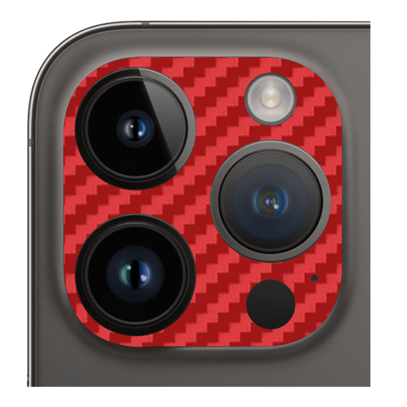 Carbon Fibre Red Pack of 2