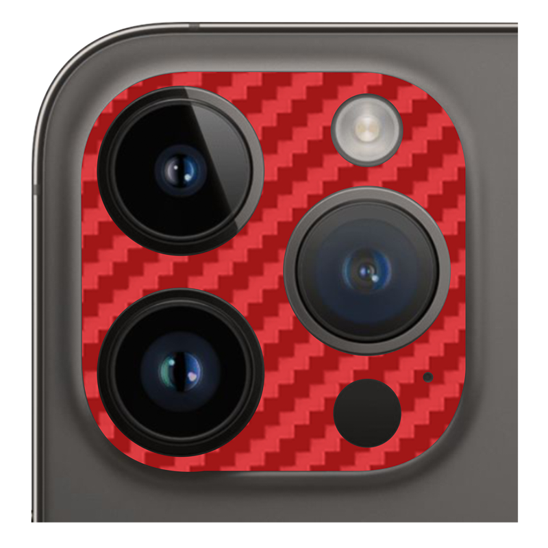 Carbon Fibre Red Pack of 2