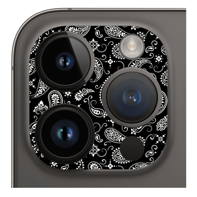 Black Paisley Pack of 2