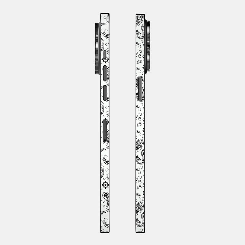 White Paisley Full Body