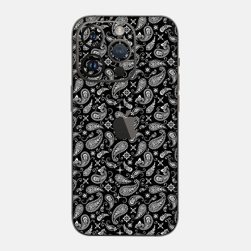 Black Paisley Full Body