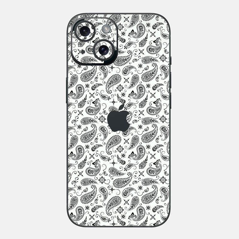 White Paisley Full Body