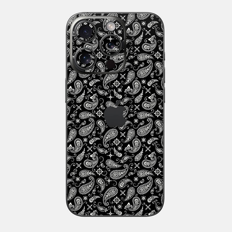 Black Paisley Full Body