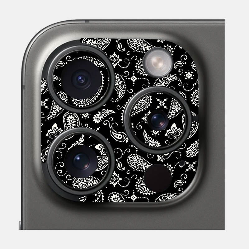 Black Paisley Pack of 2