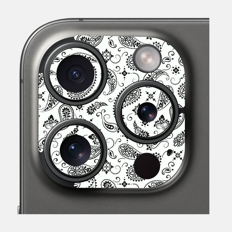 White Paisley Pack of 2