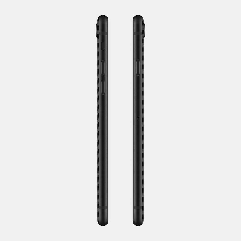 Carbon Fibre Black Glass Back