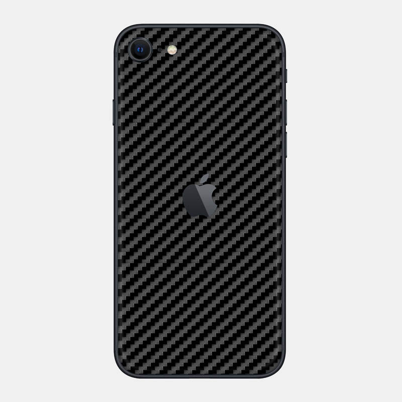 Carbon Fibre Black Glass Back