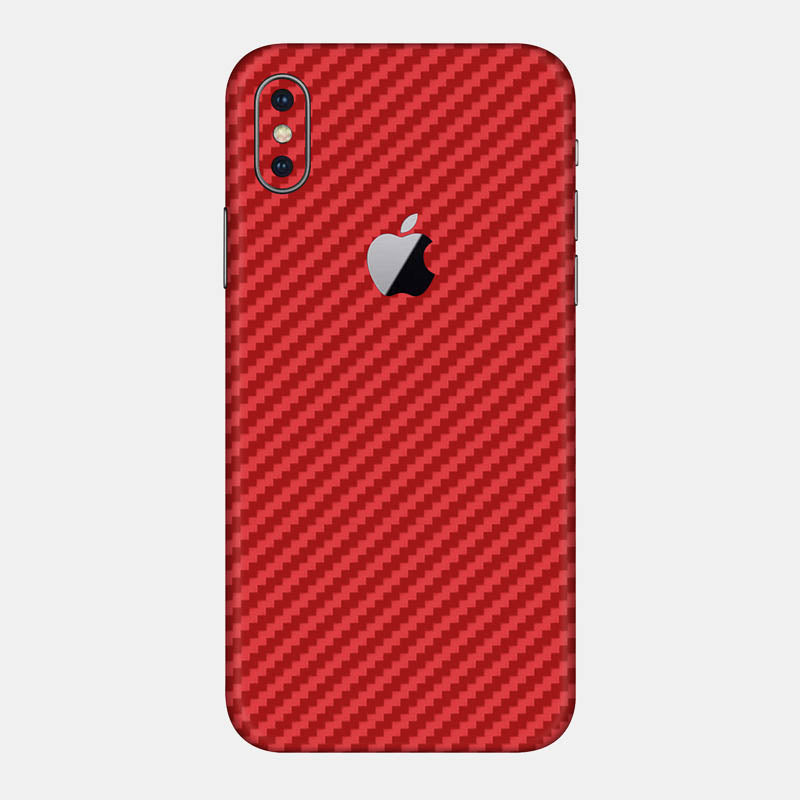 Carbon Fibre Red Full Back