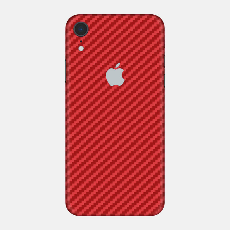 Carbon Fibre Red Full Back