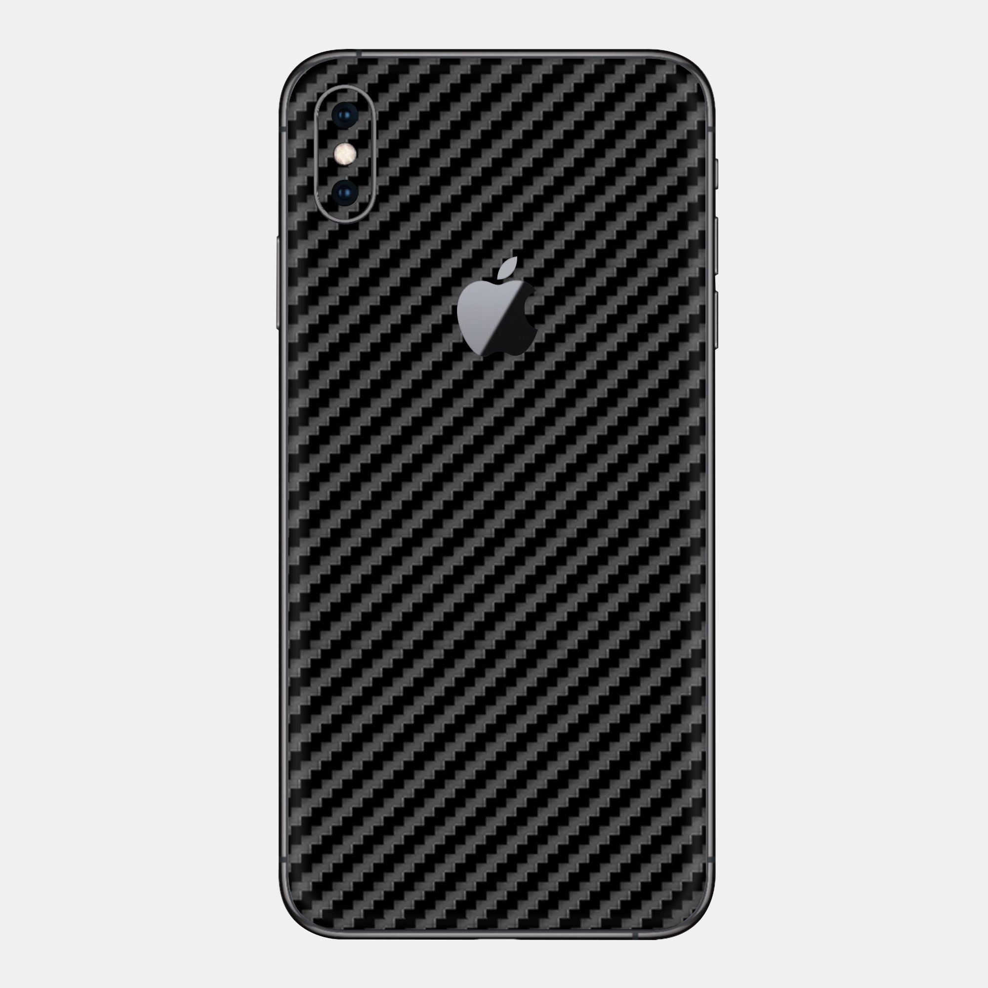 Carbon Fibre Black Glass Back