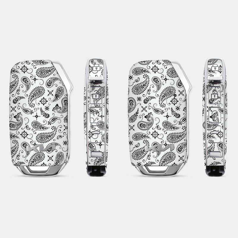 White Paisley Key-1 + Key-2