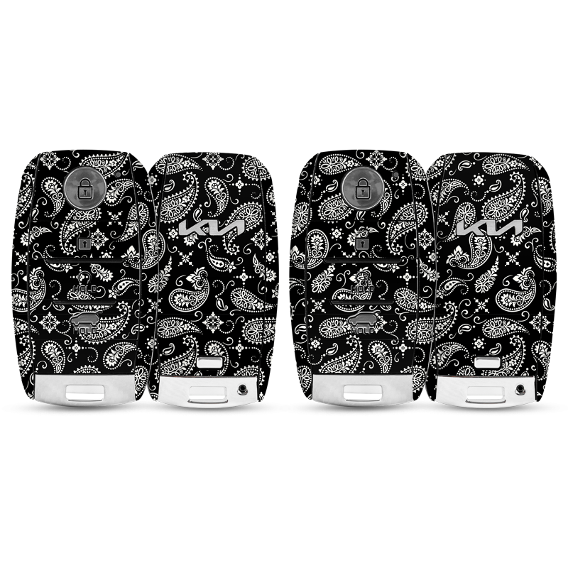 Black Paisley Key-1 + Key-2