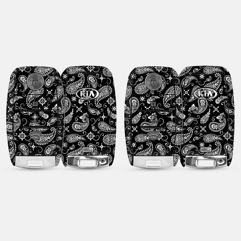 Black Paisley Key-1 + Key-2