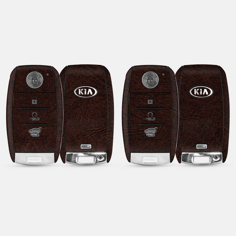 Brown Leather Key-1 + Key-2