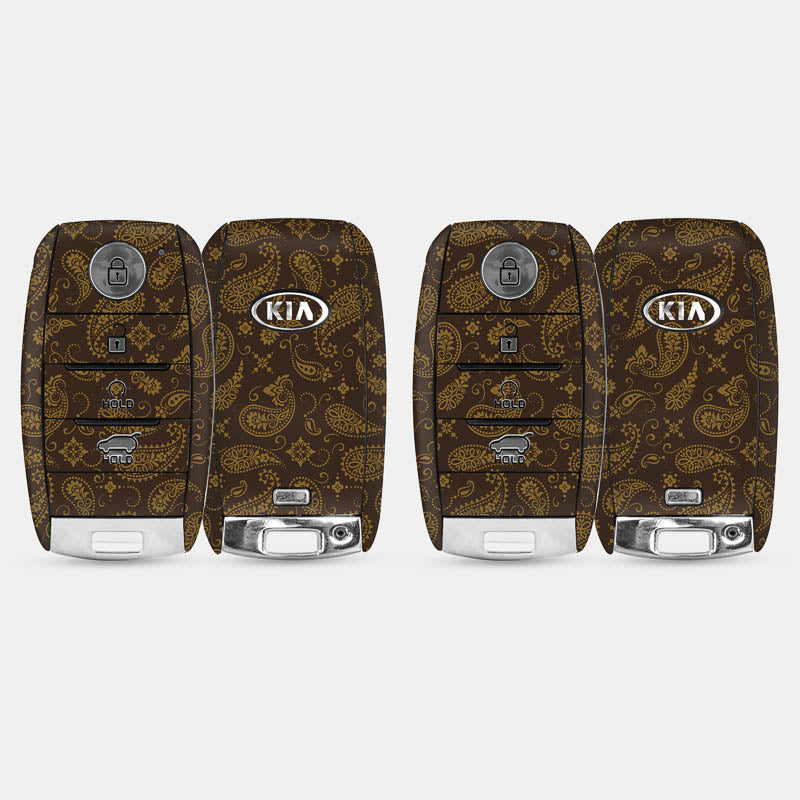 Brown Paisley Key-1 + Key-2