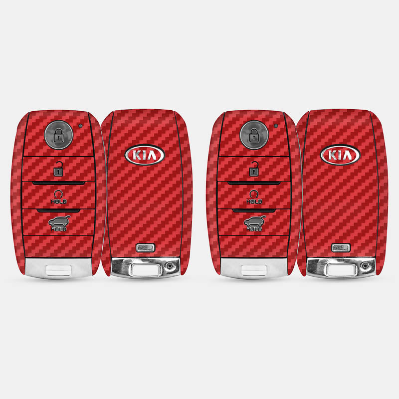 Carbon Fibre Red Key-1 + Key-2