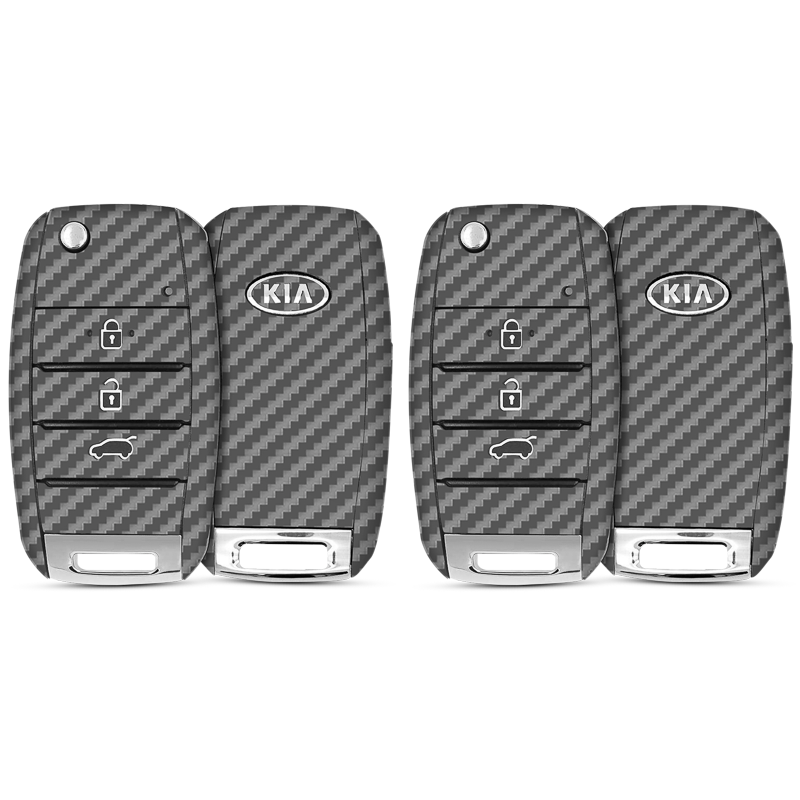 Carbon Fibre Grey Key-1 + Key-2