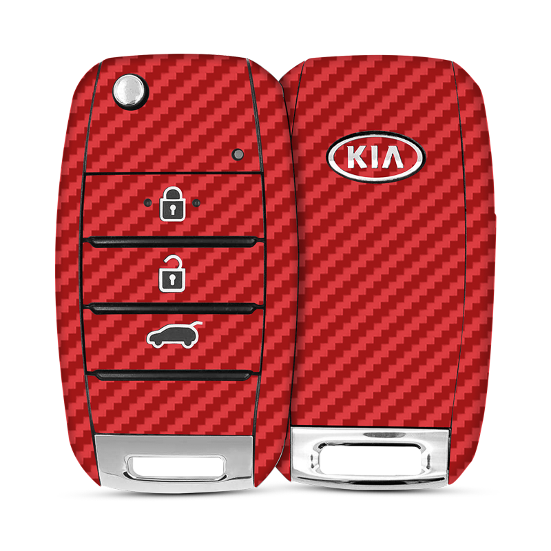 Carbon Fibre Red Key-1