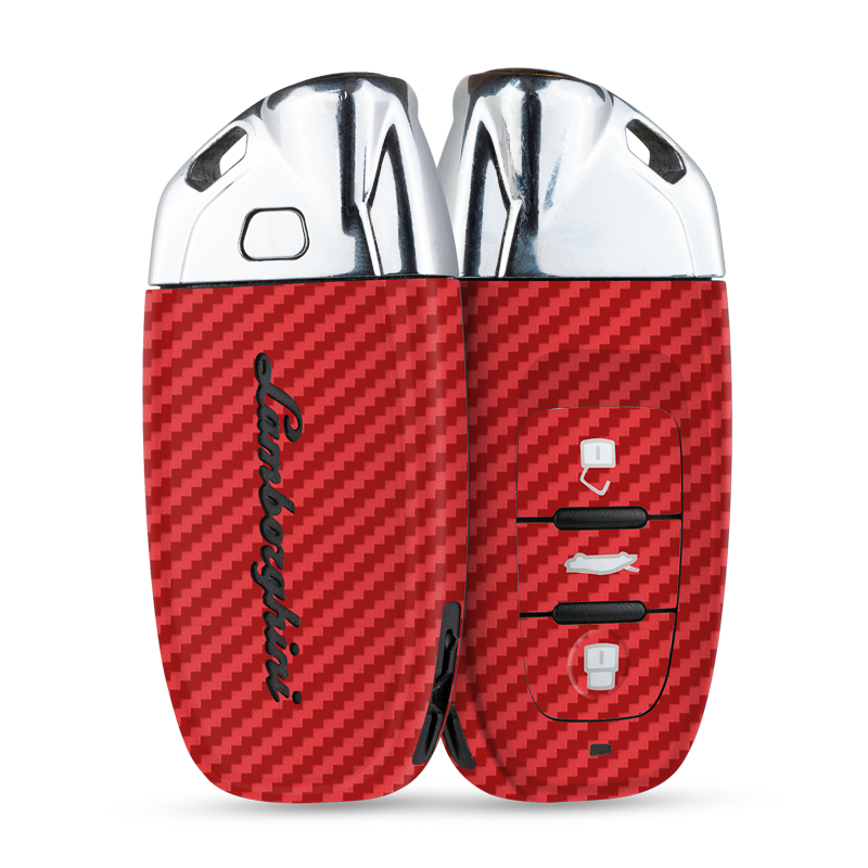 Carbon Fibre Red Key-1