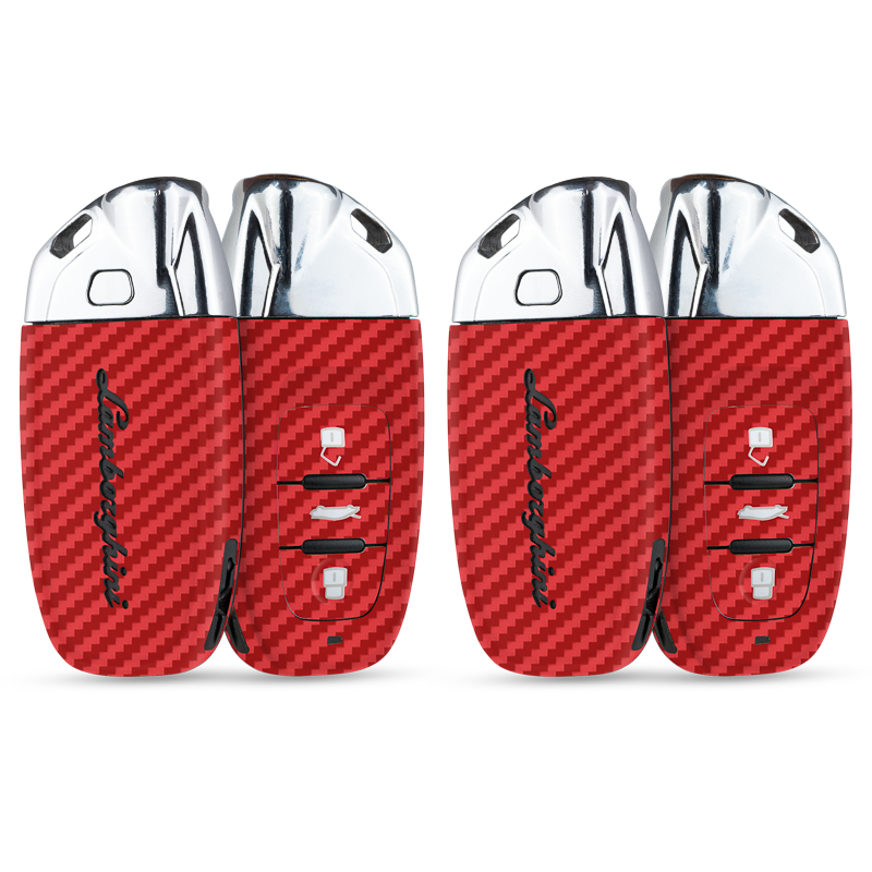 Carbon Fibre Red Key-1 + Key-2